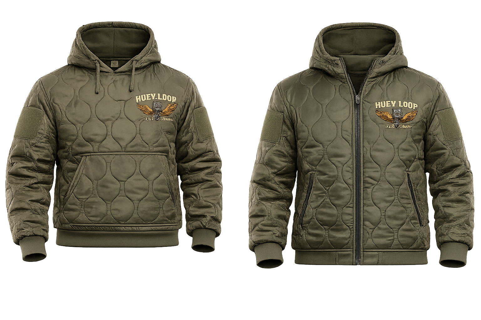 Huey Loop Wobbie-style hoodies